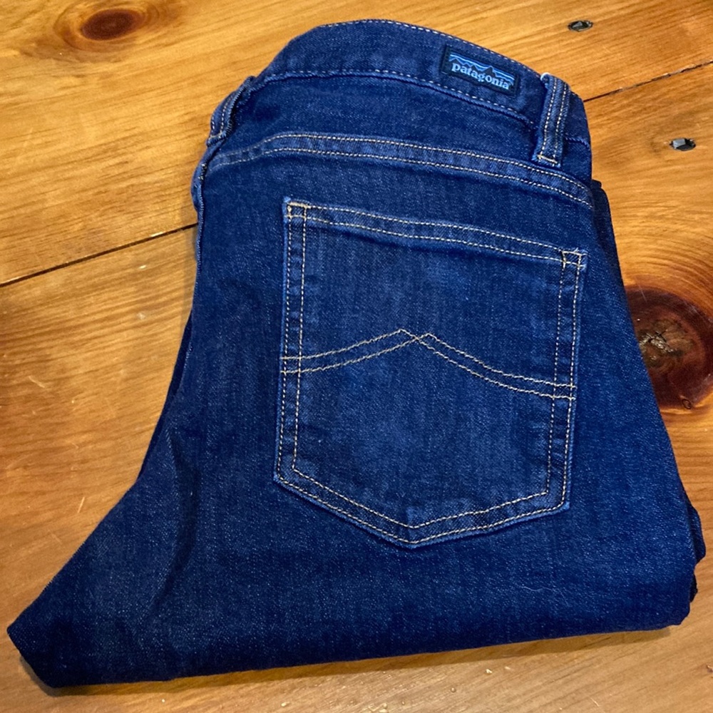 PATAGONIA 29 Slim Dark Denim Blue Organic Cotton